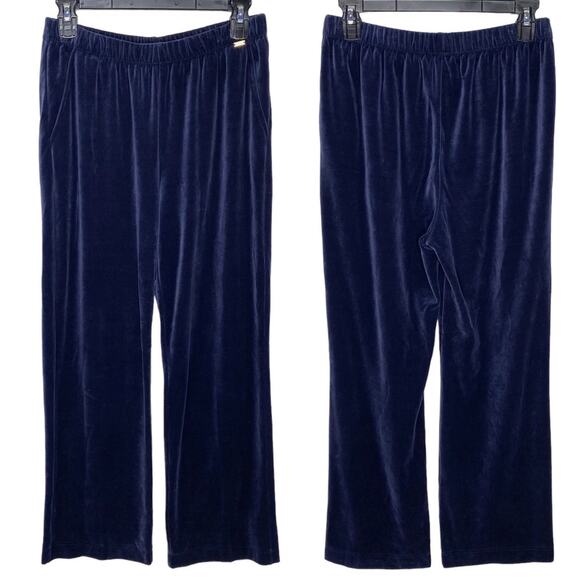 St. John Spa Blue Velvet Sweatpants - Picture 2 of 13